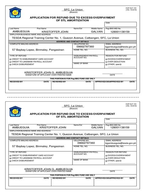 SLF103 ApplicationRefundExcessOverpaymentSTL V02 .